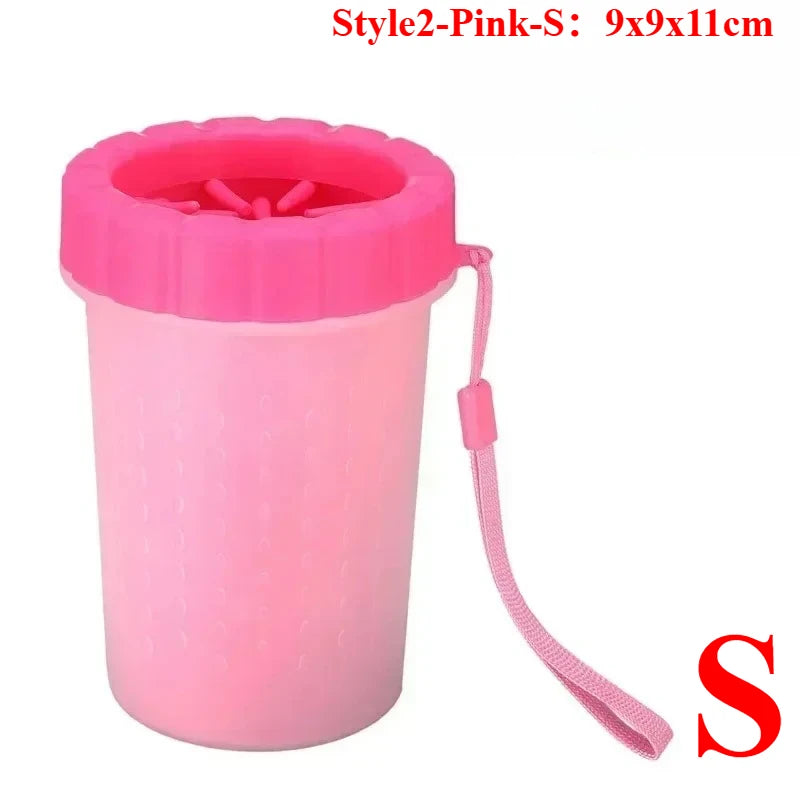 Dog Paw Cleaner - Soft Silicone Foot Washing Cup for Dogs and Cats