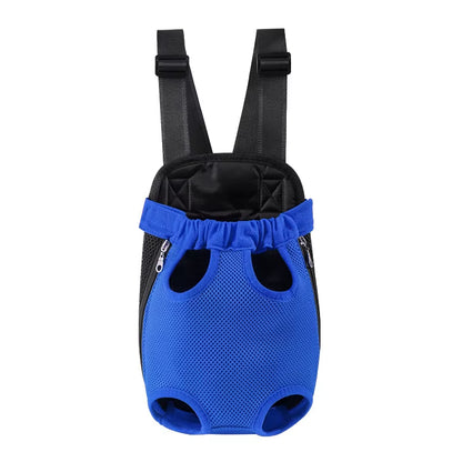 Adjustable Dual-Shoulder Pet Carrier Backpack for Outdoor Travel and Hiking - Suitable for Cats and Small Dogs