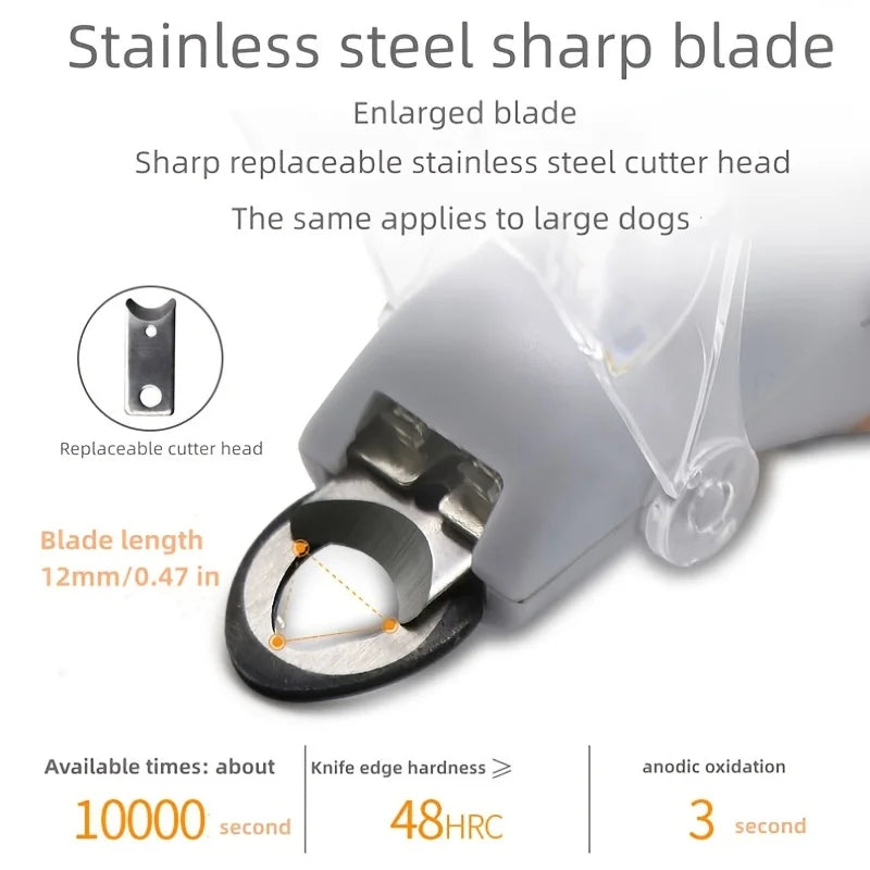 Pet Nail Clippers with Led Light Pet Claw Grooming Scissors for Dogs Cats Small Animals Paw Nail Trimmer Pet Supply Professional