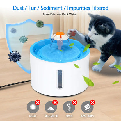 VAGAVA Springtok Ultra-Quiet Automatic Pet Water Fountain and Dispenser - Premium Pet Hydration Solution and Gift Accessory