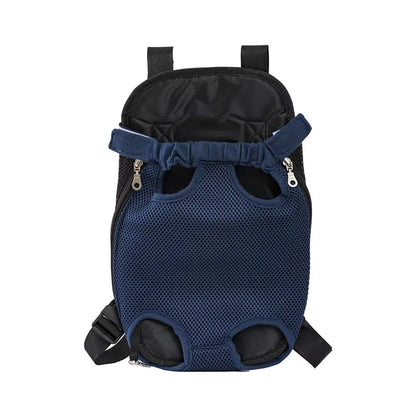 Adjustable Dual-Shoulder Pet Carrier Backpack for Outdoor Travel and Hiking - Suitable for Cats and Small Dogs