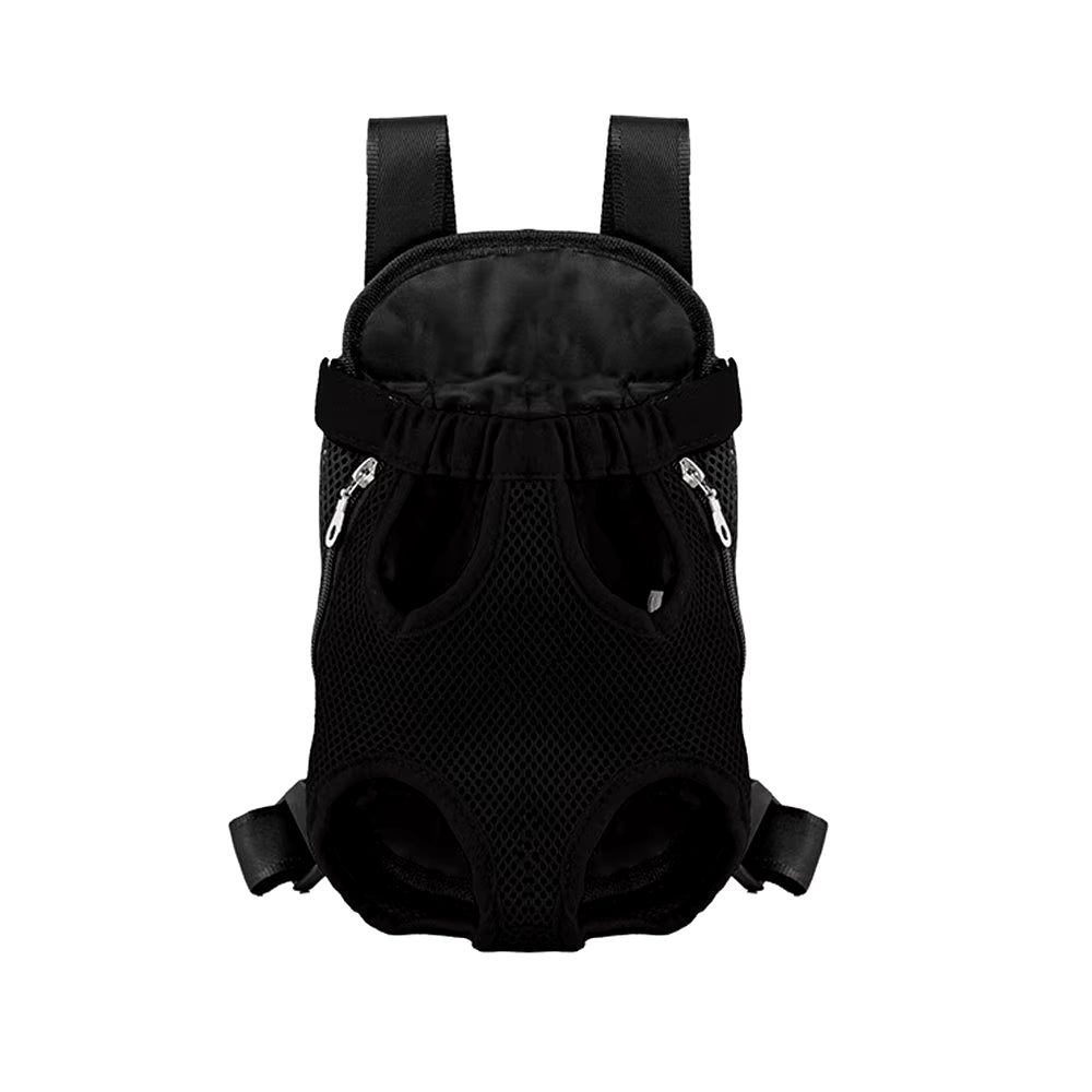 Adjustable Dual-Shoulder Pet Carrier Backpack for Outdoor Travel and Hiking - Suitable for Cats and Small Dogs