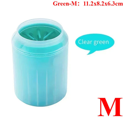 Dog Paw Cleaner - Soft Silicone Foot Washing Cup for Dogs and Cats