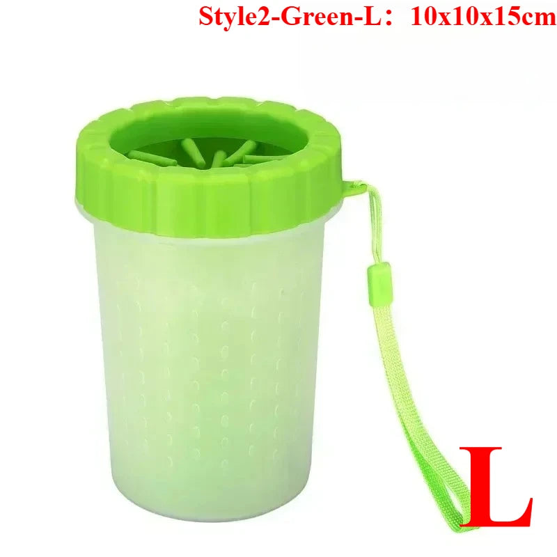 Dog Paw Cleaner - Soft Silicone Foot Washing Cup for Dogs and Cats