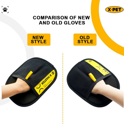 Transform Your Cleaning Routine with Our Upgrade Large Pet Hair Removal Grooming Gloves - Effortlessly Remove Fur from Cats, Dogs, Sofas, Carpets, and Clothes!
