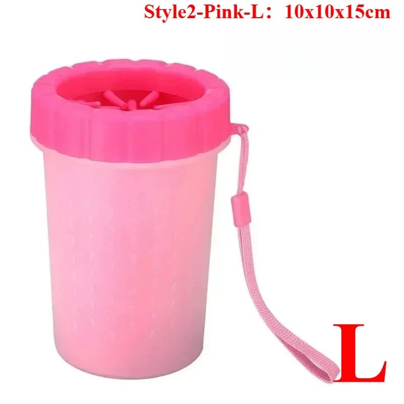 Dog Paw Cleaner - Soft Silicone Foot Washing Cup for Dogs and Cats