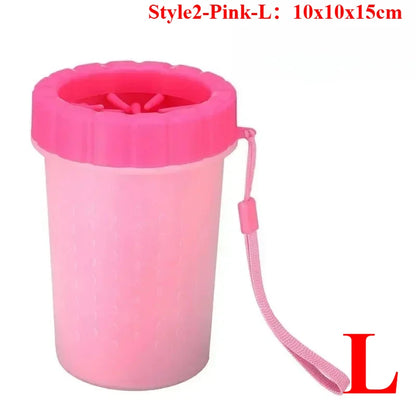 Dog Paw Cleaner - Soft Silicone Foot Washing Cup for Dogs and Cats