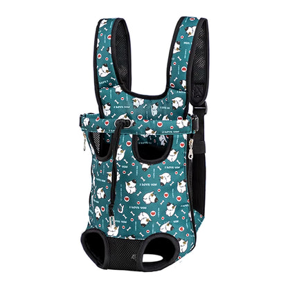 Adjustable Dual-Shoulder Pet Carrier Backpack for Outdoor Travel and Hiking - Suitable for Cats and Small Dogs